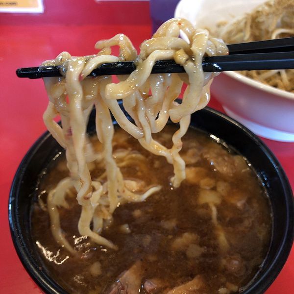 「つけめん麺量300g (850円) ヤサイチョイマシ、アブラ以外」@麺屋 桐龍の写真