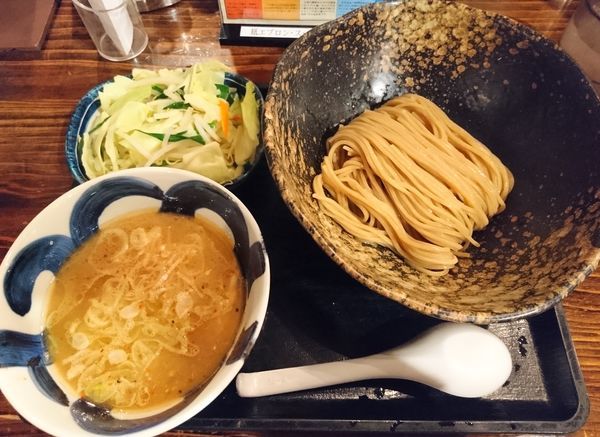 「たっぷり野菜つけ麺 並盛 細麺」@三ツ矢堂製麺 深谷花園店の写真