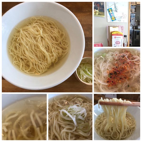 「素ラーメン （塩）700円 ハイボール ＋その他おつまみ✨」@都電テーブル 雑司が谷店の写真