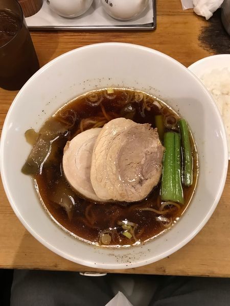 「太肉醤油麺 900円」@担々麺 ほおずきの写真
