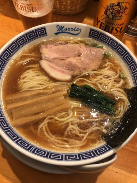 「中華そば 750円+ヱビス」@morrisの写真