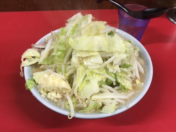 「ラーメン小 野菜マシ」@ラーメン二郎 新潟店の写真