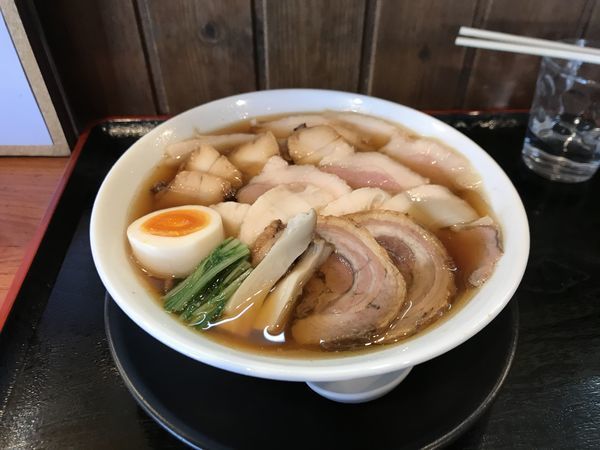 「参州マタギそば【肉マシ】」@麺創 なな家の写真