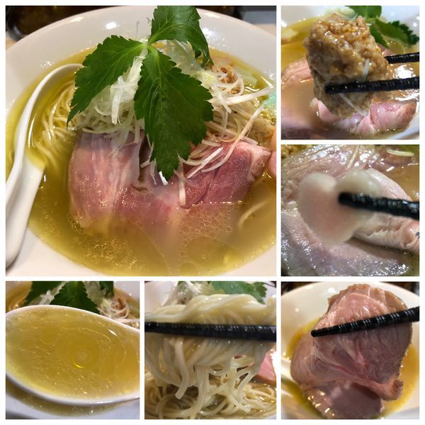「【6周年限定】比内地鶏の塩ラーメン」@麺屋 扇 SENの写真