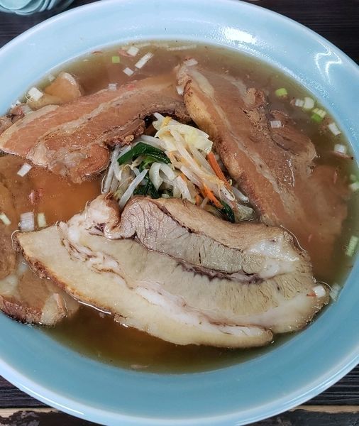 「チャーシューめん」@横浜家系らーめん 大久保家の写真