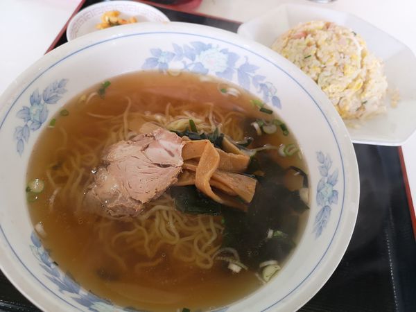 「Ａランチ(炒飯+醤油ラーメン)」@チャイナはうす龍の写真