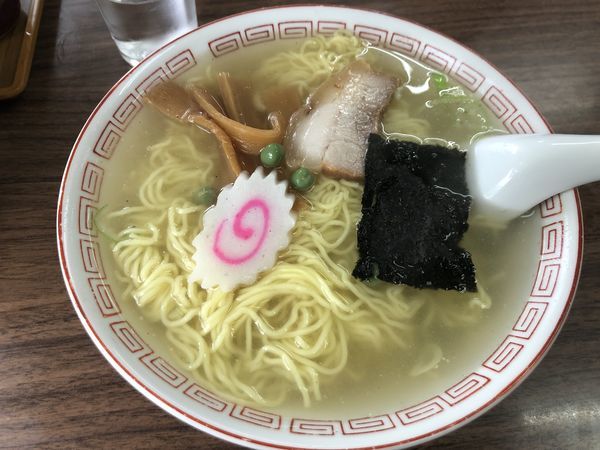 「セットメニュー　半チャーハン・ラーメン（塩）」@多万里食堂の写真