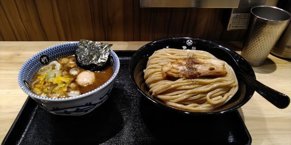 「味玉つけ麺」@麺屋 たけ井 阪急梅田店の写真