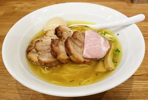 「塩チャーシュー(味卵)」@麺処 青野の写真