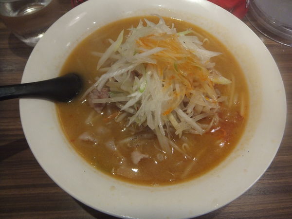 「ネギ味噌ラーメン850円(柏・我孫子ランパス11で540円」@麺処・餃子処 TESHIの写真