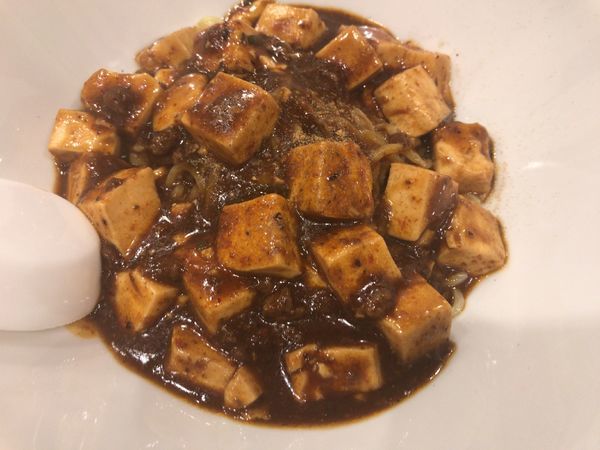 「麻婆麺：汁なし：麺少な目880円」@孫ちゃん食堂の写真