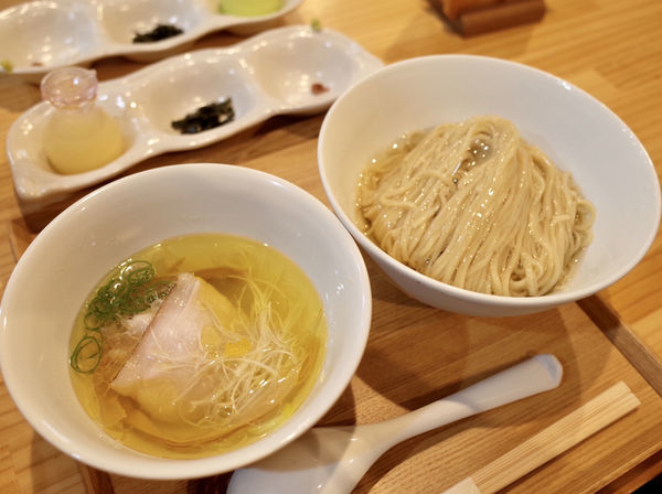 「塩つけ麺…1200円」@飯田商店 湯河原本店の写真