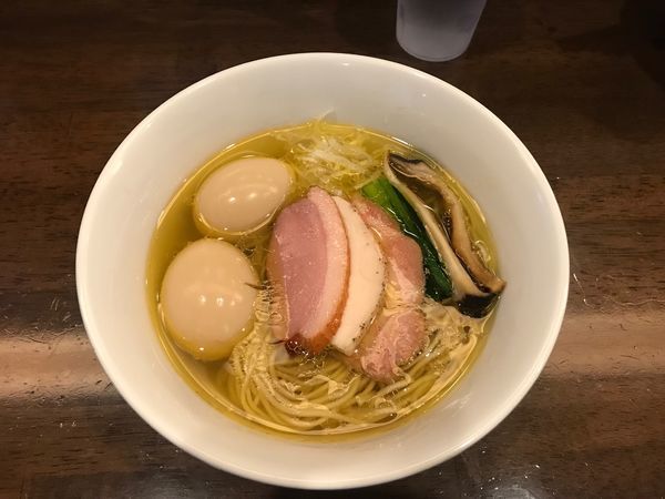 「特製芳醇中華そば 塩＋味玉」@麺屋 龍壽の写真