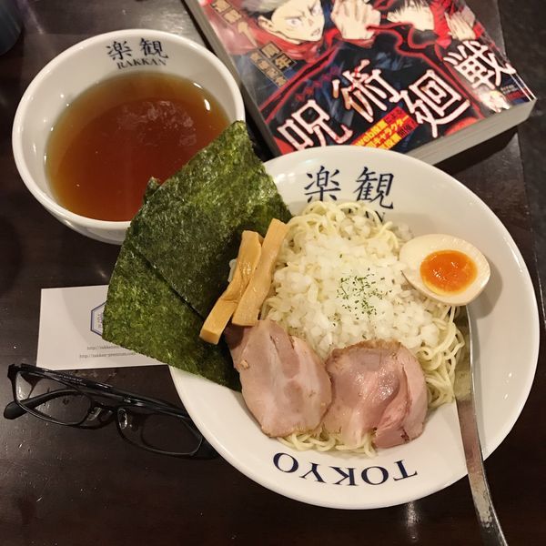 「パールつけ麺」@楽観 立川の写真