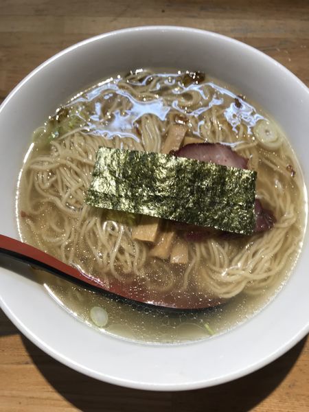 「支那そば-しお+大盛（¥750+¥100）」@支那そば なかじまの写真