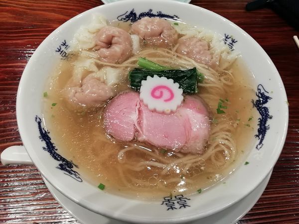「山椒そば+肉ワンタン４ヶ+マヨチャーご飯」@中華蕎麦にし乃の写真