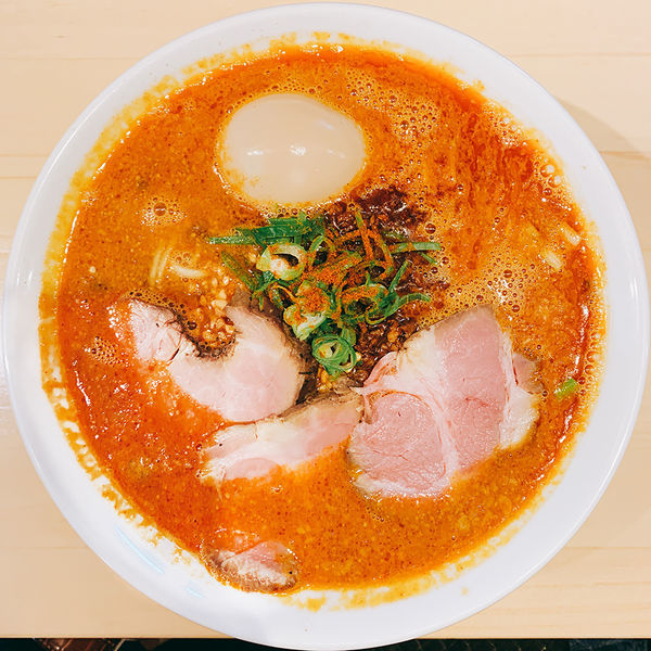 「担担麺＋煮玉子＋チャーシュー」@麺庵ちとせの写真