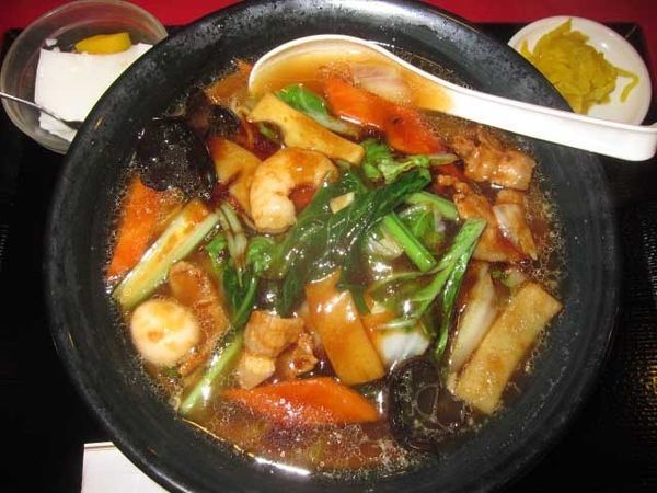 「五目湯麺（単品）　600円（ランチ）」@花彫酒家の写真