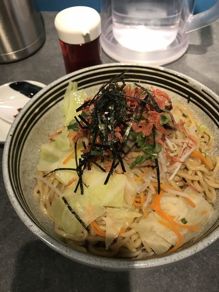 「まぜそば、大盛りサービス」@麺彩房 弐 NEXTの写真