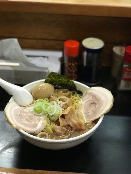 「ベーコン不純+煮干 100」@一条流がんこ総本家分家四谷荒木町の写真