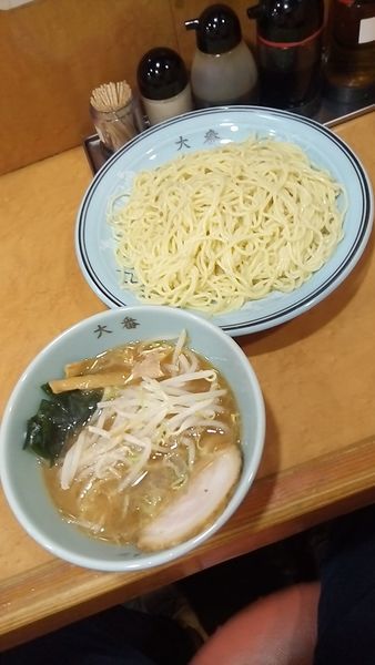 「大番つけ麺５５０円」@大番ラーメン下赤塚の写真