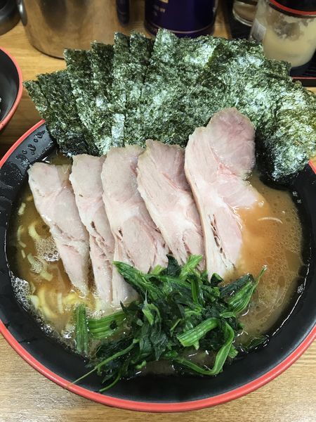 「チャーシューメン＋のり増し」@麺家 紫極の写真