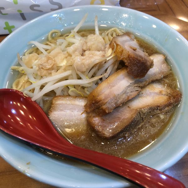 「さぶ郎ラーメン並 豚増し」@らーめん つけ麺 油そば 郎郎郎 調布店の写真