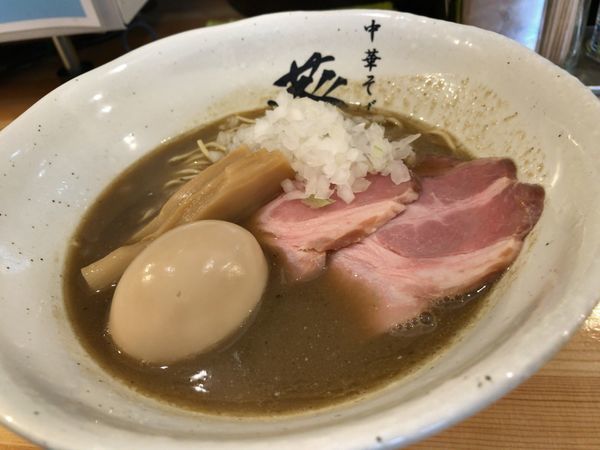 「濃厚煮干しらーめんハードver」@濃厚煮干らーめん 川むらの写真