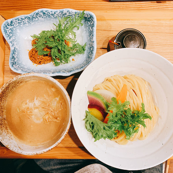 「鶏坦々つけ麺 中」@つけ麺 竹川の写真