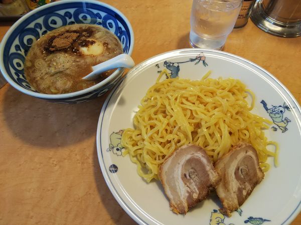 「濃厚つけ麺　大盛り（麺２玉）」@テンホウ 松本渚店の写真