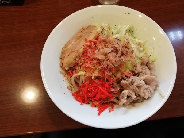 「桜えびのメガ塩まぜそば（限定）」@メガガンジャの写真