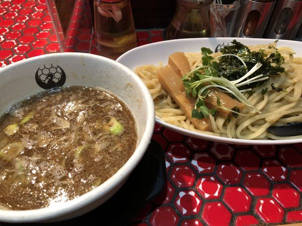 「魚介醤油つけ麺」@京つけめん つるかめ 本店の写真