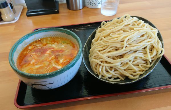 「月木曜日 煮干し味噌つけ麺大盛」@らーめん マル汁屋の写真