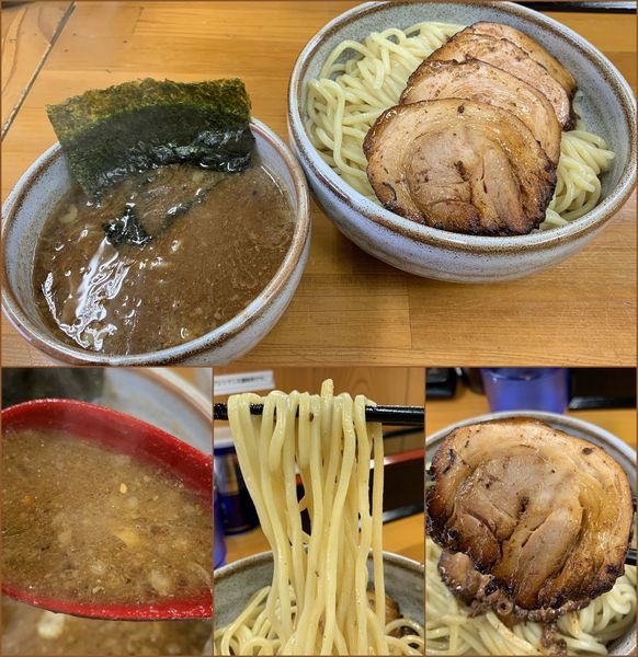 「チャーシューつけめん（中盛）¥1050」@めん屋 もとすけの写真