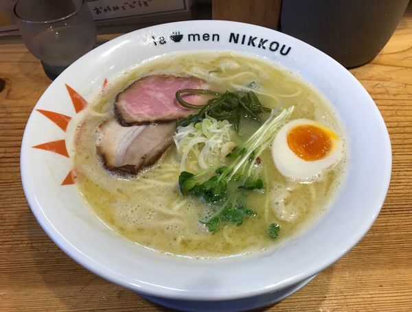 「鶏白湯 塩 大盛り」@ラーメン にっこうの写真