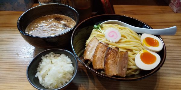 「特製つけ麺 中」@銀座 朧月の写真