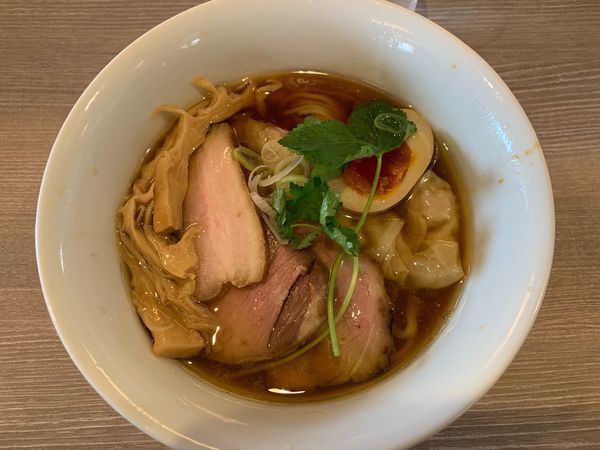 「特製醤油そば1000円、鶏おろしポン酢丼50円」@中華そば 和渦 TOKYOの写真