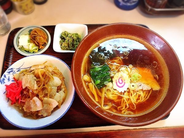 「昔風ちぢれラーメン￥450」@辰の子食堂の写真