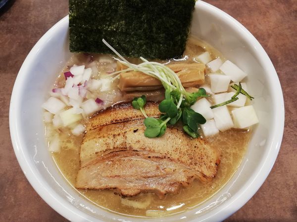 「濃厚ホタテそば」@NOODLE VOICEの写真