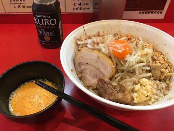 「まぜそば(850円)  生卵(50円)」@麺屋 桐龍の写真