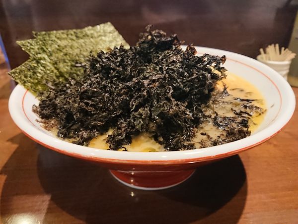 「らーめん(もも肉)＋岩のり」@らーめん飛粋の写真