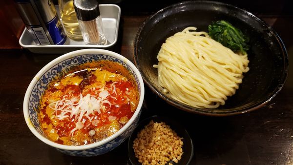 「坦々つけめん 850円」@自家製麺ほうきぼし 神田店の写真