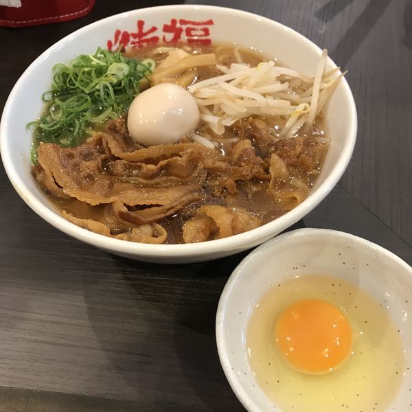 「肉玉そば（￥700）※」@徳島中華そば 徳福 大森町店の写真