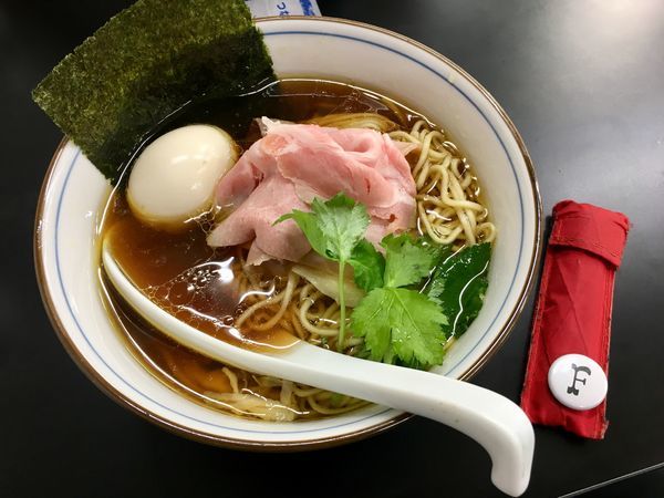 「四つ葉そば＋味玉」@中華そば 四つ葉 全国味の逸品会の写真