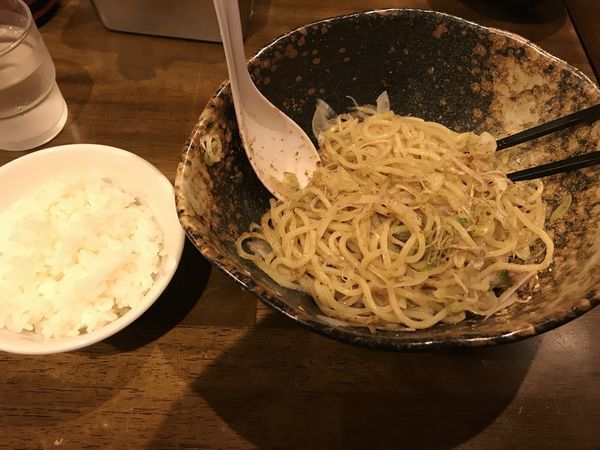 「まぜそば」@九州豚骨 ちゃんぽん 頃場の写真