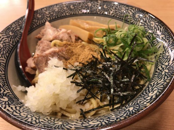 「まぜそば」@中華そば 葵 ララガーデン川口店の写真