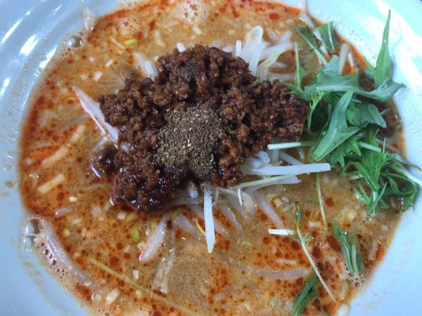 「みそ担々麺750円」@ラーメン みそ伝 大森店の写真