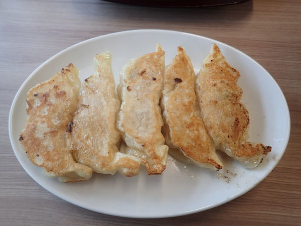 「焼ギョウザ(5ケ) 480円」@龍のひげ 一義の写真