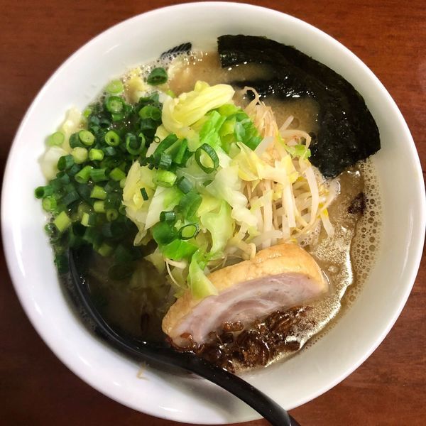 「男前らーめん (700円) やさい (100円)」@JAPANラーメン道の写真