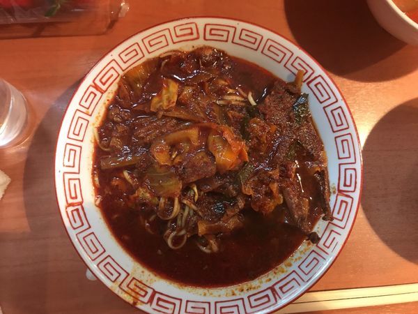 「激辛ラーメン&ライス1000円」@食堂酒場 Graciaの写真